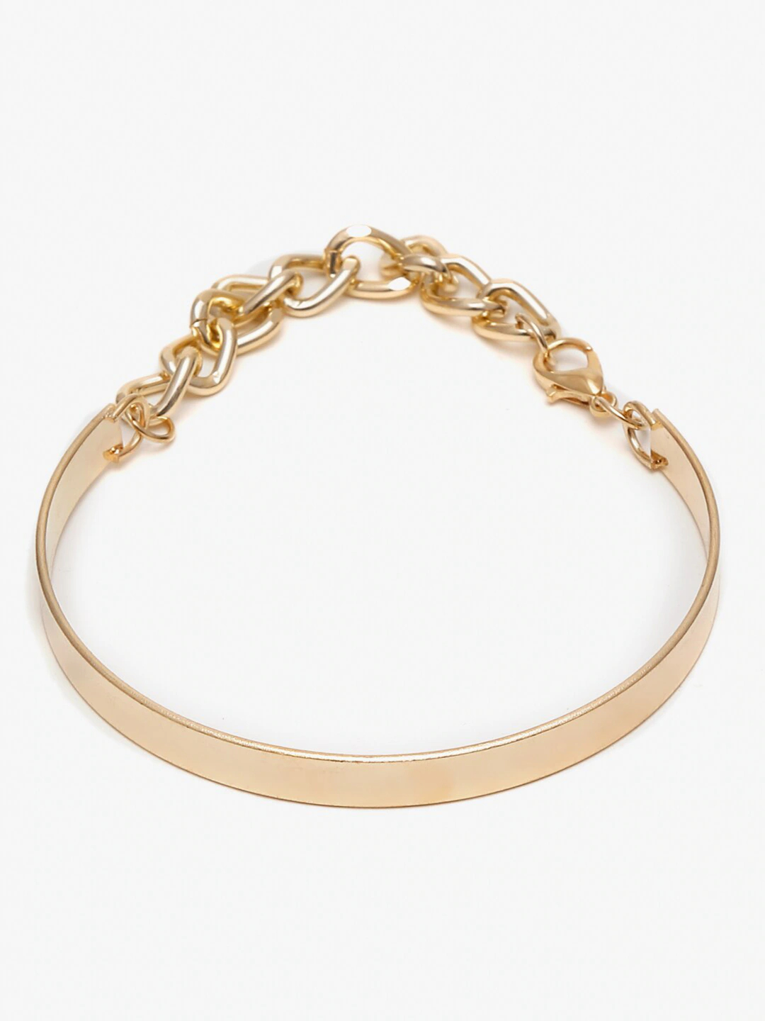 Women Set Of 4 Gold-Toned Gold-Plated Charm Bracelet